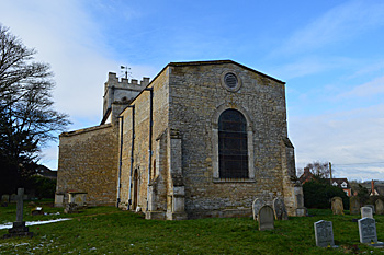 The church from the east February 2014